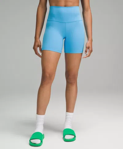 Lululemon Align™ High-rise Shorts 6" In Blue