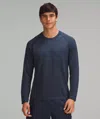 Lululemon Metal Vent Tech Long-sleeve Shirt In Blue