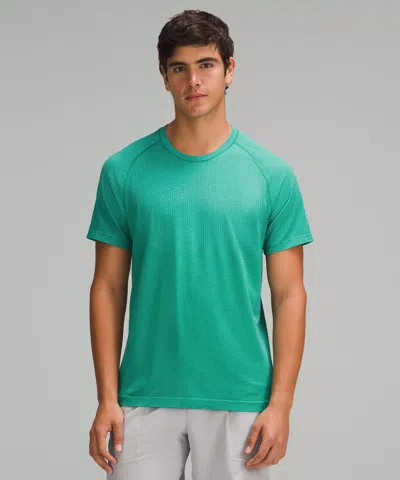 Lululemon Metal Vent Tech Short-sleeve Shirt In Green