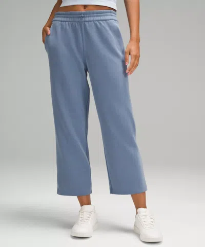 Lululemon Softstreme High-rise Straight-leg Cropped Pants In Blue