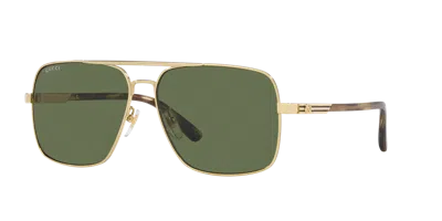 Gucci Men's Sunglasses, Gg1289s In Green