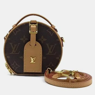 Pre-owned Louis Vuitton Monogram Mini Buat Shapo M44699 Handbag In Brown