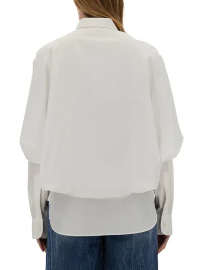 Stella Mccartney Shirt With Cape In White