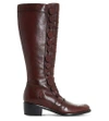DUNE PIXIE D BUTTON LEATHER KNEE-HIGH BOOTS