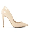 STEVE MADDEN Daisie patent-leather heeled courts