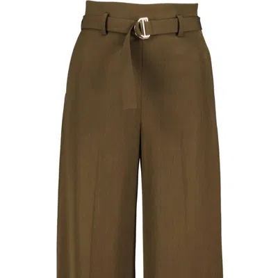 Bishop + Young Women's Dolan D-ring Pants In Olive In Green