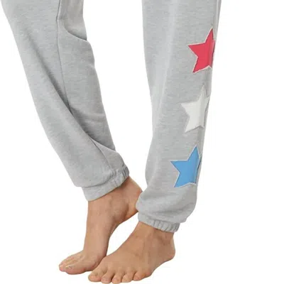 Pj Salvage Star Spangled Pant In Heather Gray In Grey