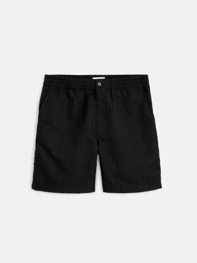 Alex Mill Irving Shorts In Washed Nylon In Black