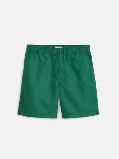 Alex Mill Irving Shorts In Washed Nylon In Green