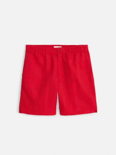 Alex Mill Irving Shorts In Washed Nylon In Red