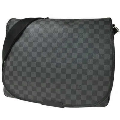 Pre-owned Louis Vuitton Daniel Black Canvas Shoulder Bag ()