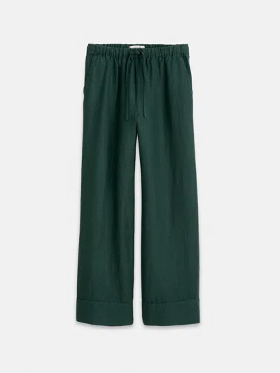 Alex Mill Riley Pant In Linen In Pine Grove