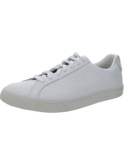 Veja Low-top Leather Sneakers In White