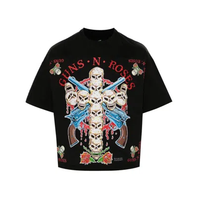 Adjoint Guns N' Roses Cotton T-shirt In Black