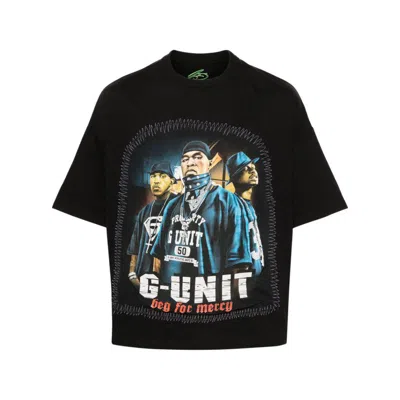 Adjoint G Unit-patch Cotton T-shirt In Black