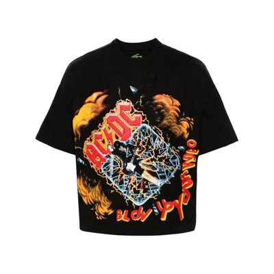 Adjoint Acdc Cotton T-shirt In Black
