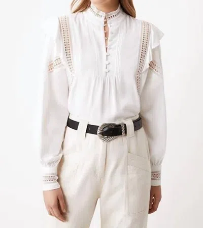 Suncoo Louxor Detailed Blouse In White