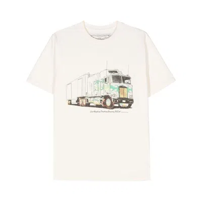 One Of These Days Lost Highway Trucking Cotton T-shirt In Neutrals