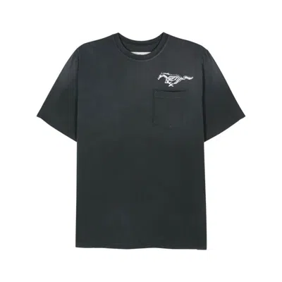 One Of These Days Logo-print Cotton T-shirt In Black