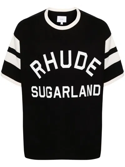 Rhude T-shirts & Tops In Black