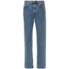 Sporty And Rich Straight-leg High-rise Relaxed-fit Jeans In Blue