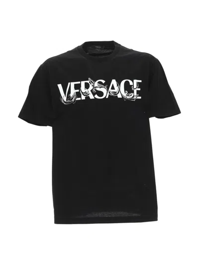 Versace T-shirts & Vests In Nero