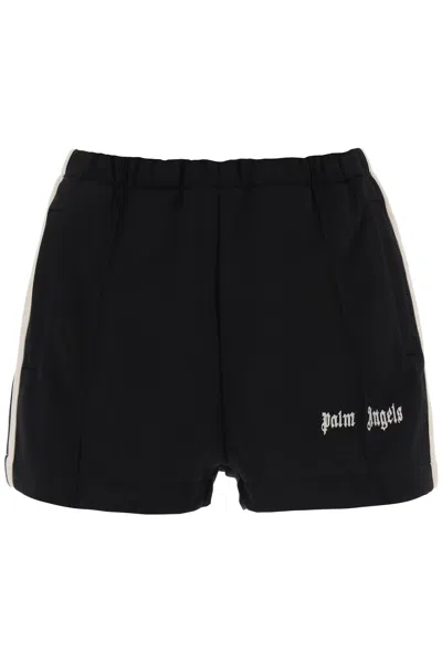 Palm Angels Track Shorts With Contrast Bands Women In Multicolor