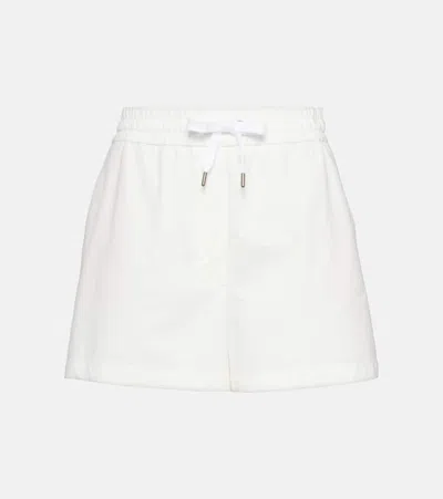 Brunello Cucinelli Cotton Jersey Shorts In White