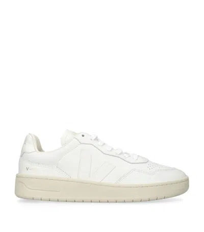 Veja Leather V-90 Sneakers In White
