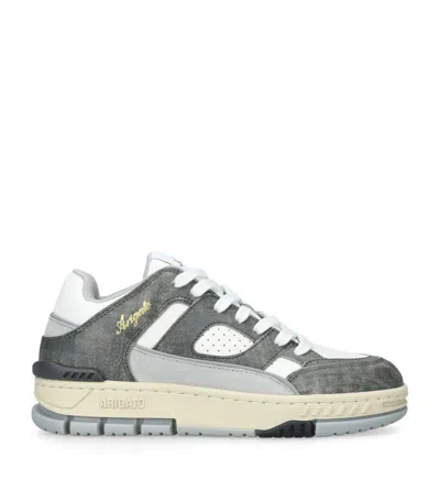Axel Arigato Leather Dice Lo Sneakers In Grey