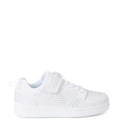 Lelli Kelly Kids' Crystal-embellished Polvere Di Stelle Sneakers In White
