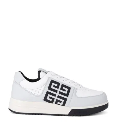 Givenchy Leather G4 Low-top Sneakers In Blue