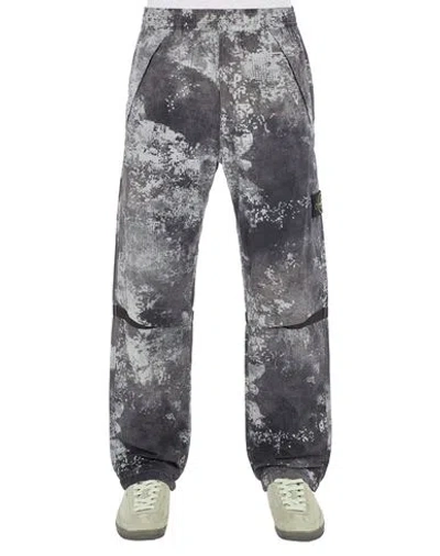 Stone Island Pantalons Gris Polyamide In Gray