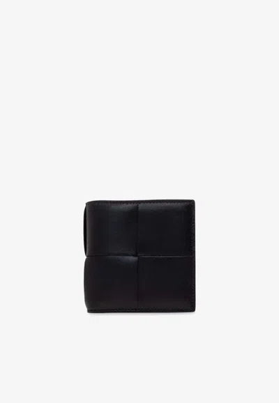 Bottega Veneta Cassette Slim Bi-fold Wallet In Black