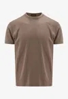 Tom Ford Classic Crewneck Short-sleeved T-shirt In Khaki