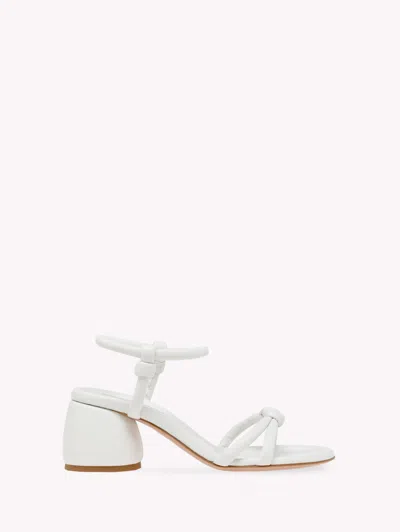Gianvito Rossi Cassis Sandals In White Leather