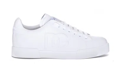 Dolce & Gabbana `portofino` Sneakers In Blanco