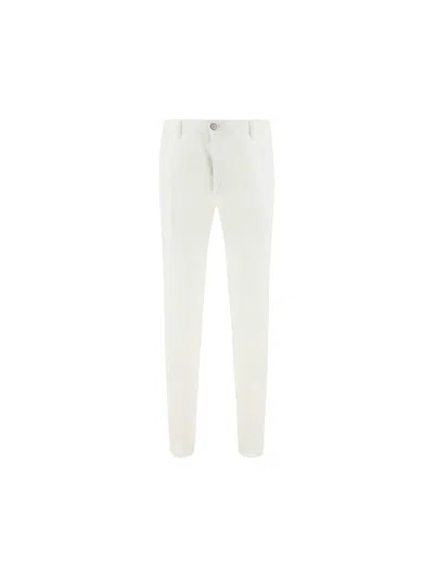 Dolce & Gabbana Trousers In Bianco