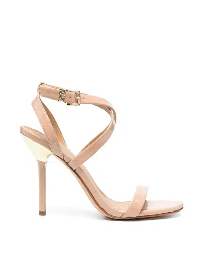 Michael Michael Kors Asha 110mm Leather Sandals In Nude