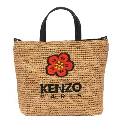 Kenzo Small Tote Bag In Beige
