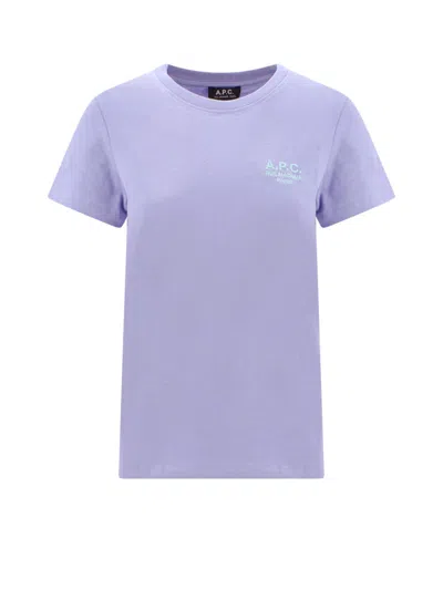 Apc T-shirt In Lilac