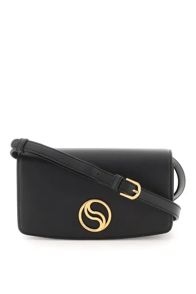 Stella Mccartney S-wave Crossbody Bag In Black (black)