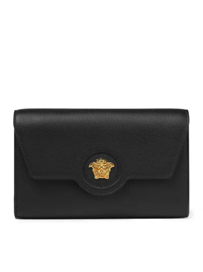 Versace Minibag In V Black  Gold