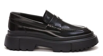 Hogan Loafers In Nero