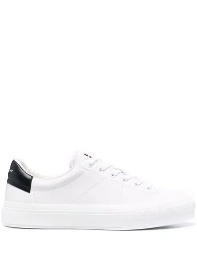 Givenchy White City Sport Sneakers In 116-white/black