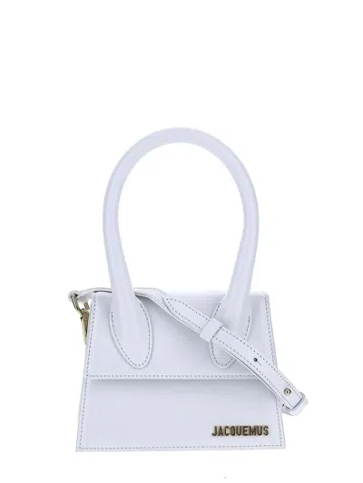 Jacquemus Le Chiquito Moyen Shoulder Bag In 100 White