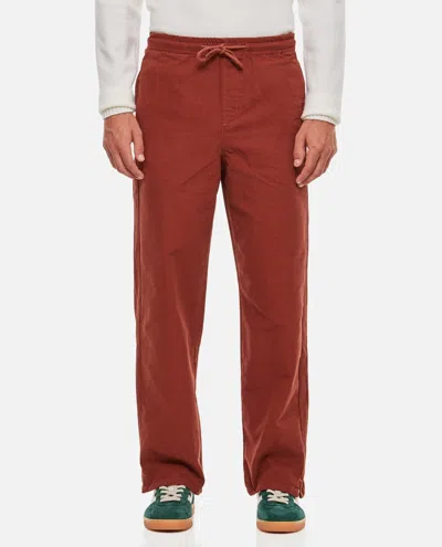 Apc Vincent Trousers In Brown