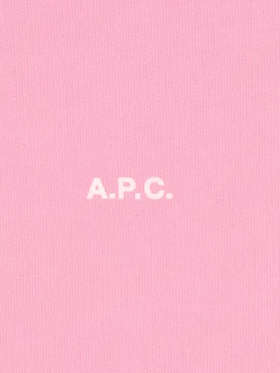 Apc Crewneck Sweatshirt In Pink