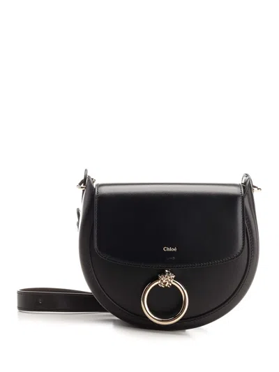 Chloé Arl Small Shoulder Bag In Black