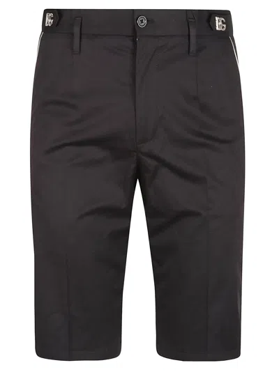 Dolce & Gabbana Pleated Shorts In Black